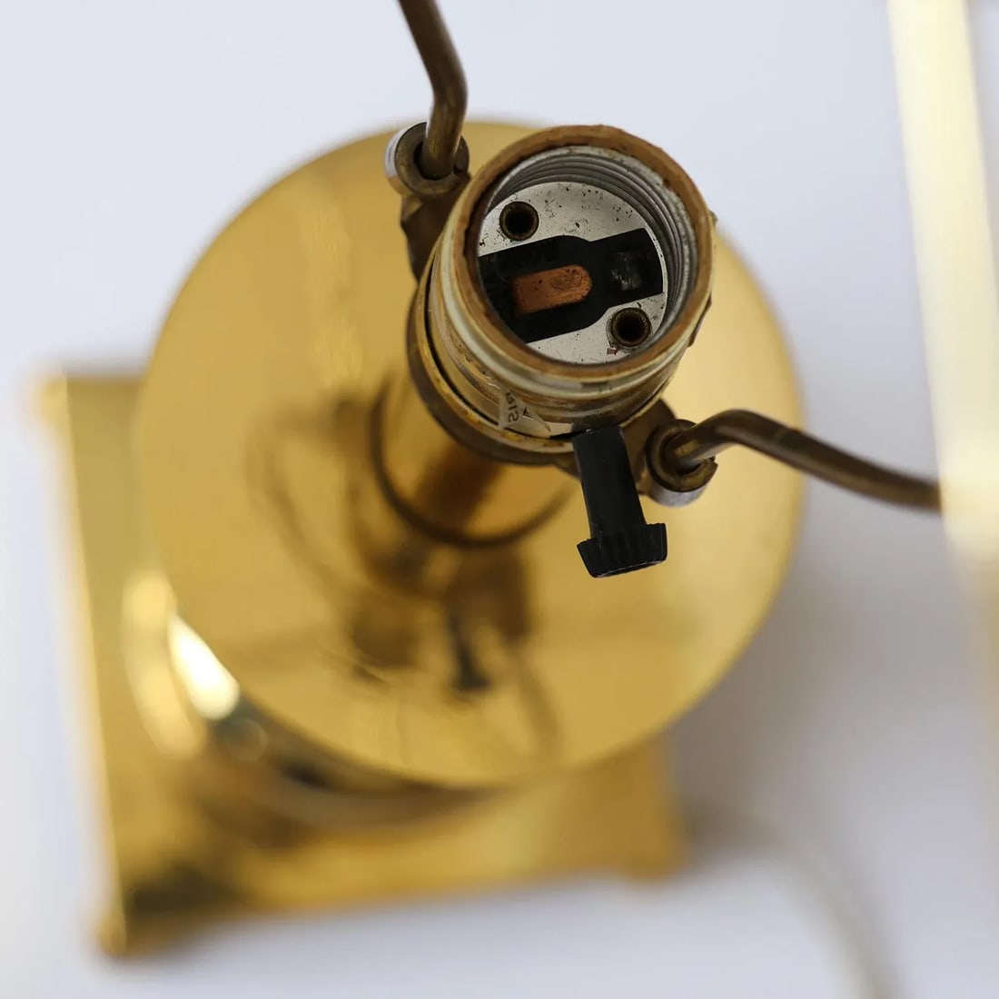 Brass Table Lamp - 7