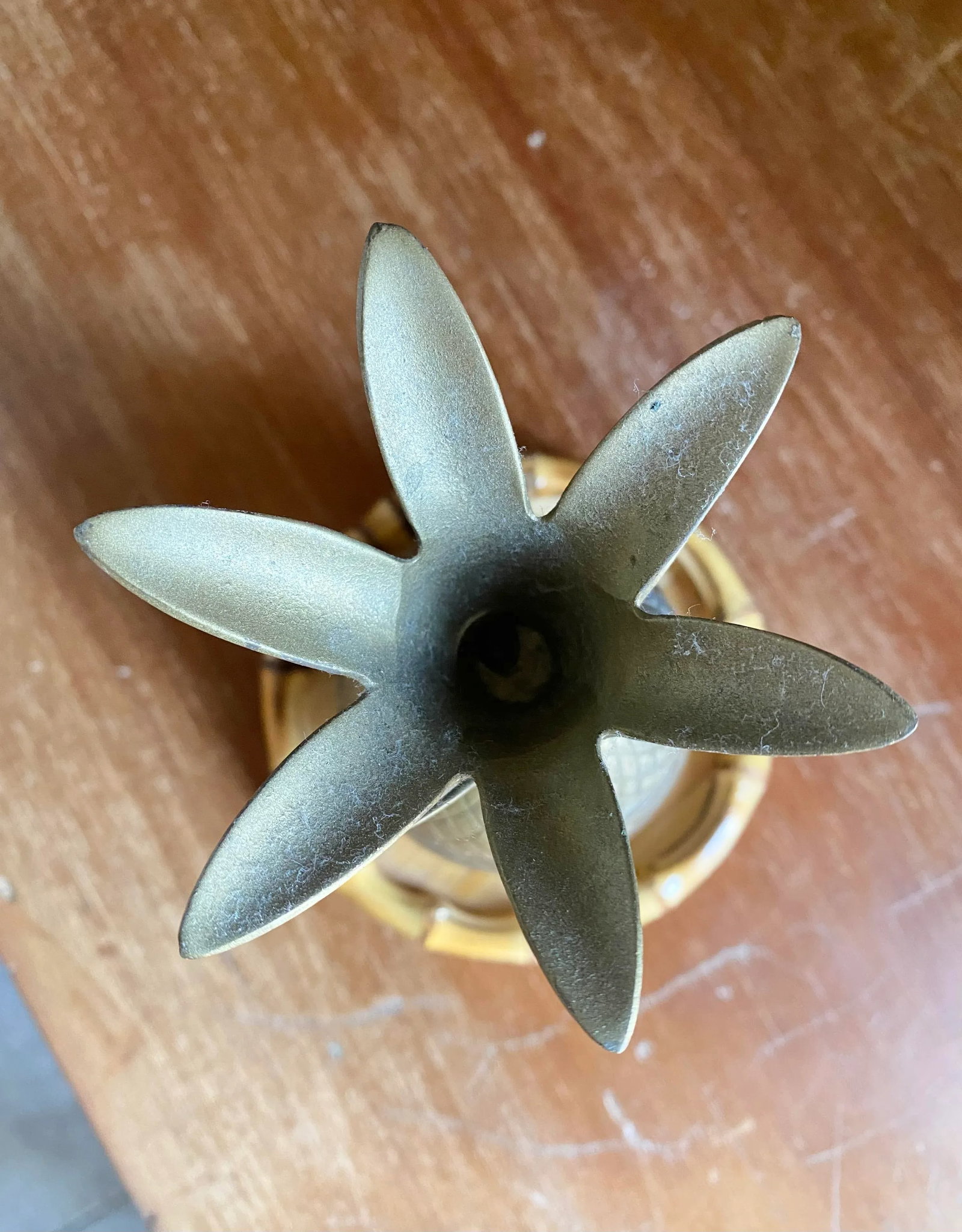 Chinoiserie Chic Brass Pineapple Trinket Box on Bamboo Plateau - 7