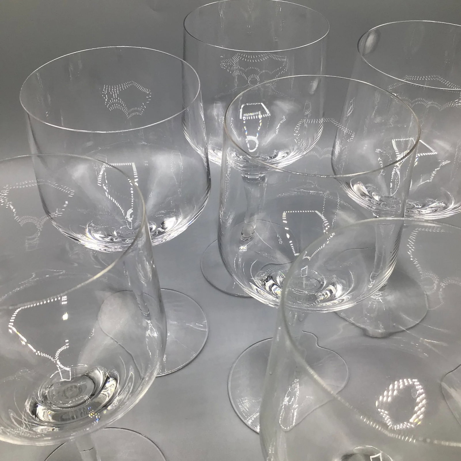 Swedish Orrefors Rhapsody Claret Wine Glasses-Set of 6 - 4
