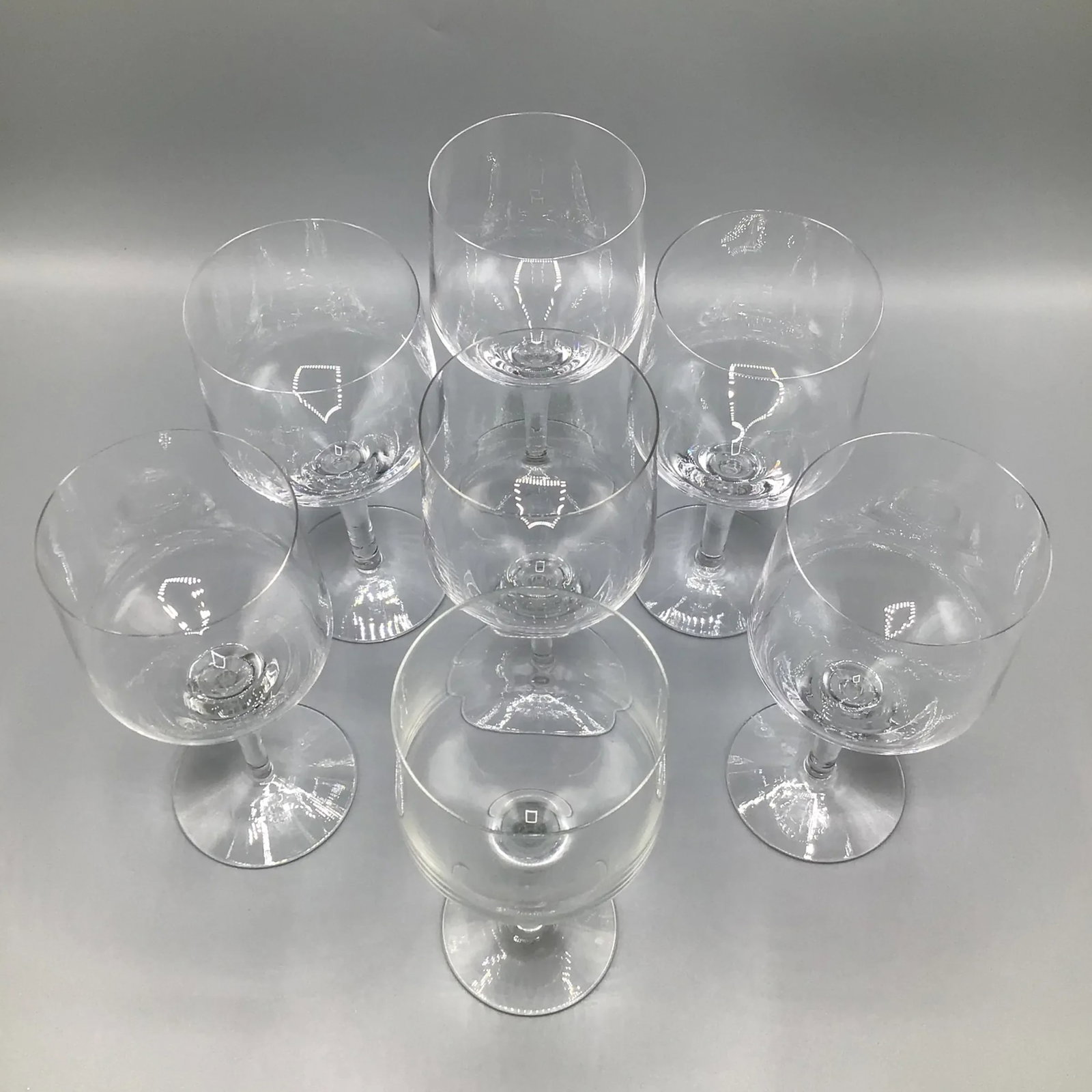 Swedish Orrefors Rhapsody Claret Wine Glasses-Set of 6 - 6