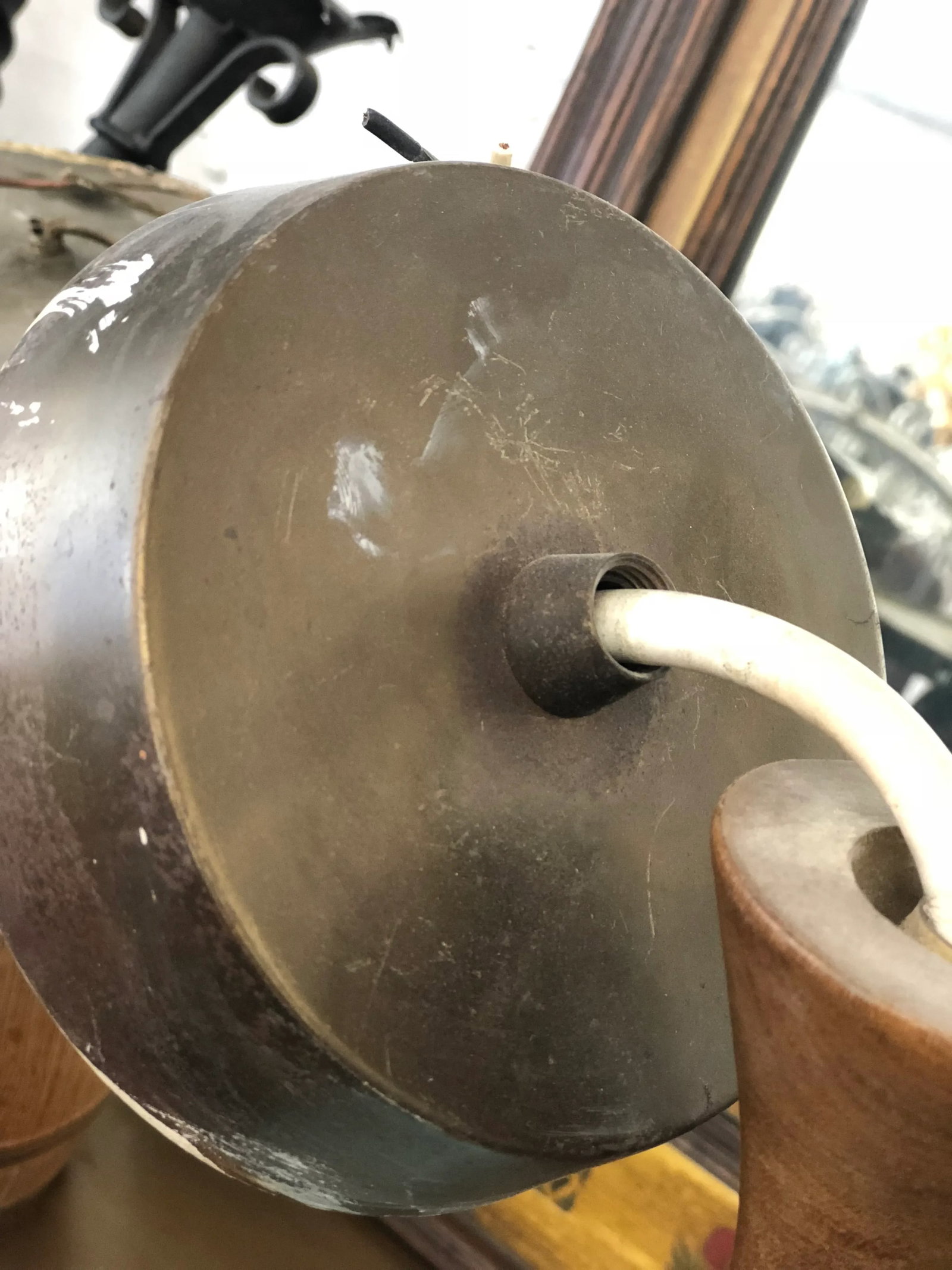 Retro Mid-Century Ceramic Pendant Light - 6