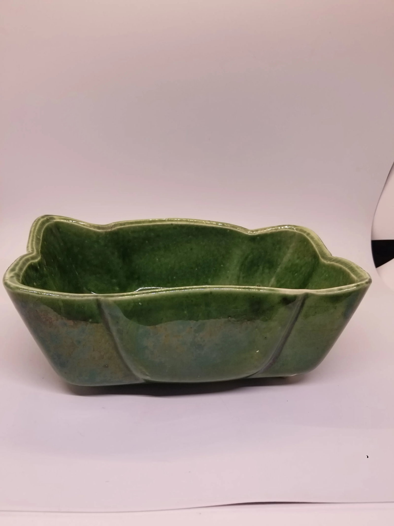 Vintage MCM Upco Pottery Cachepot Planter - 2