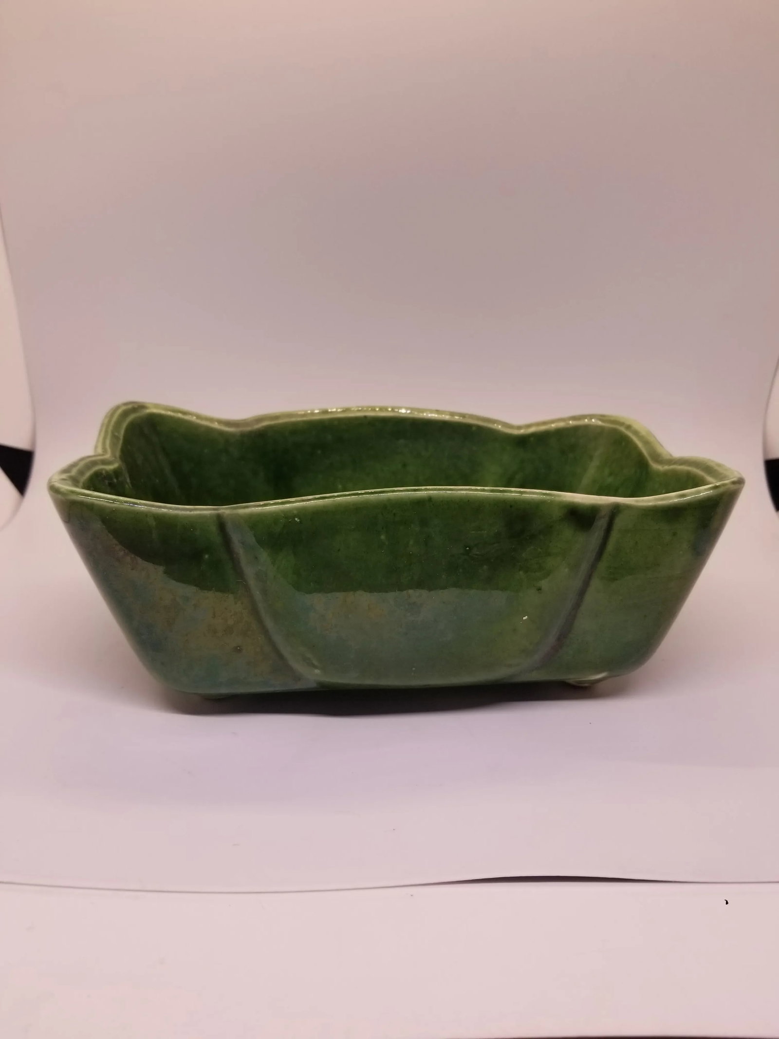 Vintage MCM Upco Pottery Cachepot Planter - 4