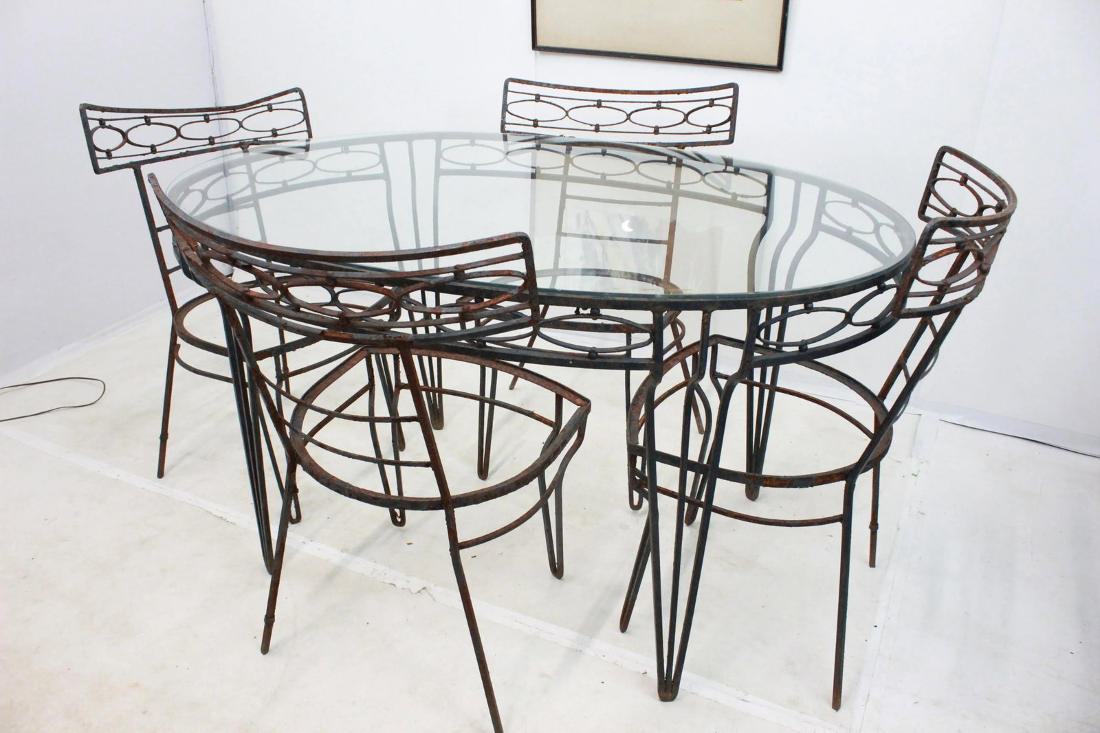 Mid Century Modern Patio Dining Set - 2
