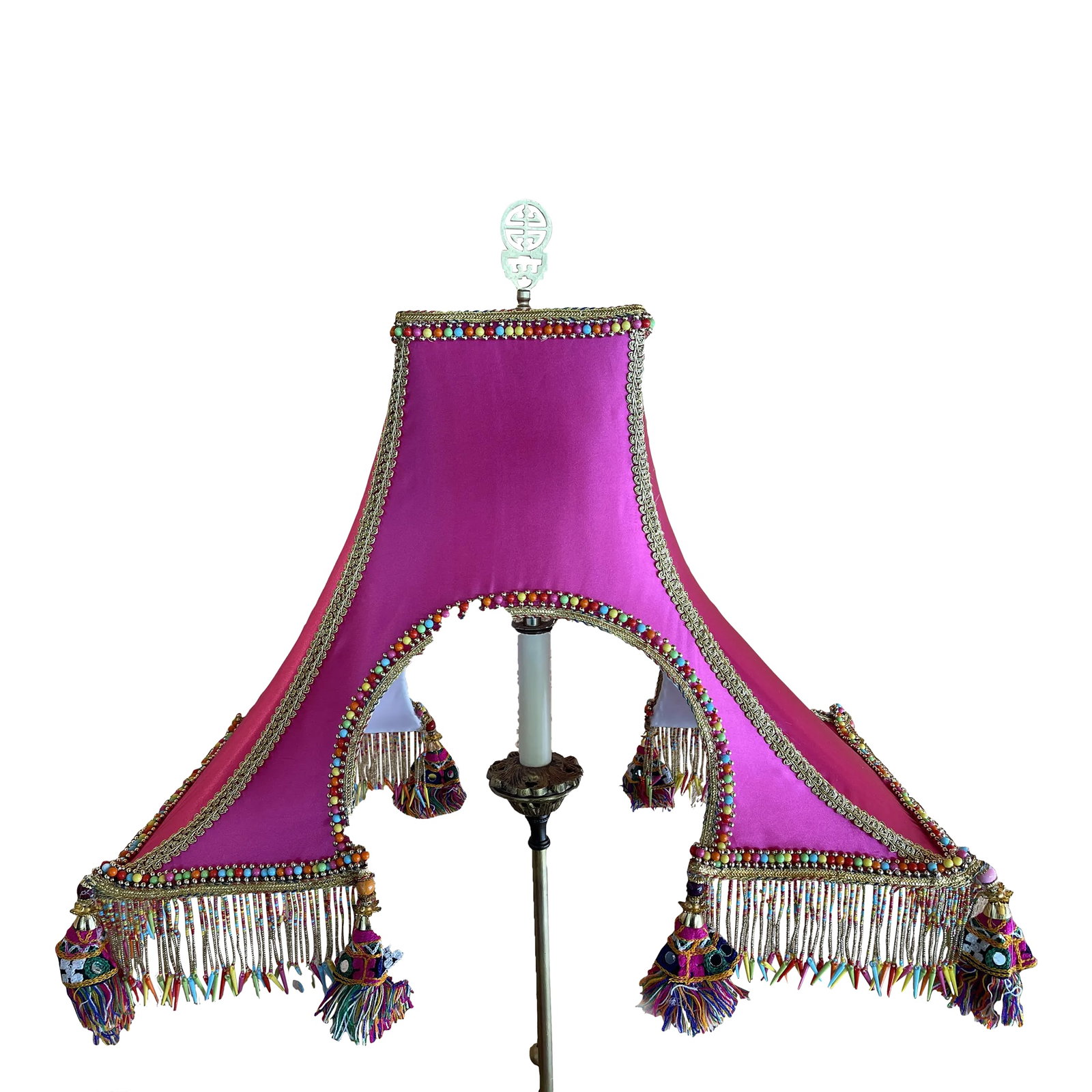 Contemporary Penny Long Couture Eiffel Tower Lamp Shade. (1 of 11)