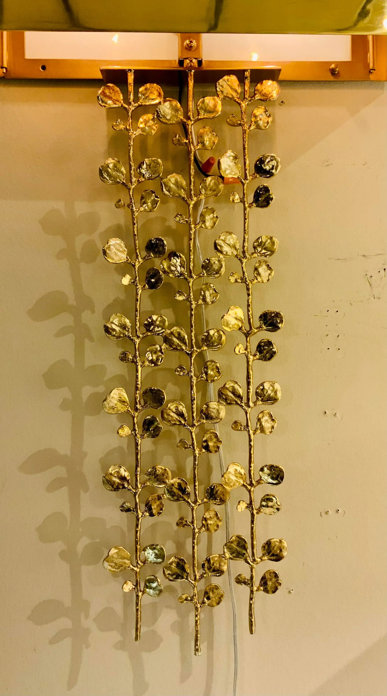 Global Views Modern Brass Bauhinia Sconces Pair - 3