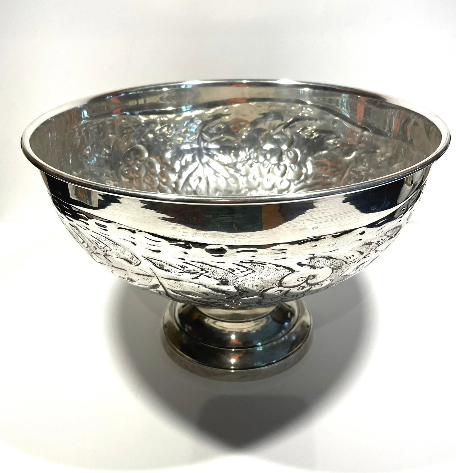 Vintage Artisanal Silver Urn - 3