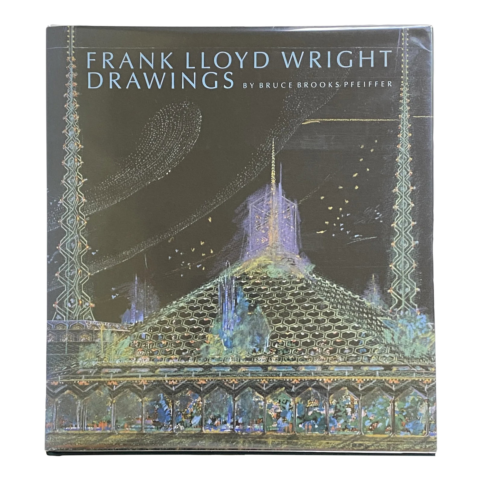 Late 20th Century Frank Lloyd Wright Drawings by Bruce Brooks Pfeiffer: Lovely book in fantastic vintage condition. A must for any Frank Lloyd Wright enthusiast. Dust jacket has a plastic cover which has kept it in fine condition over the years. Condition: Alterations: