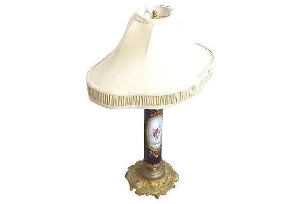 Antique Porcelain Sevres Lamp - 3