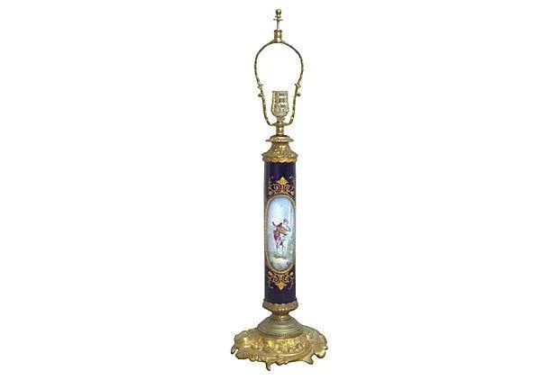 Antique Porcelain Sevres Lamp - 4