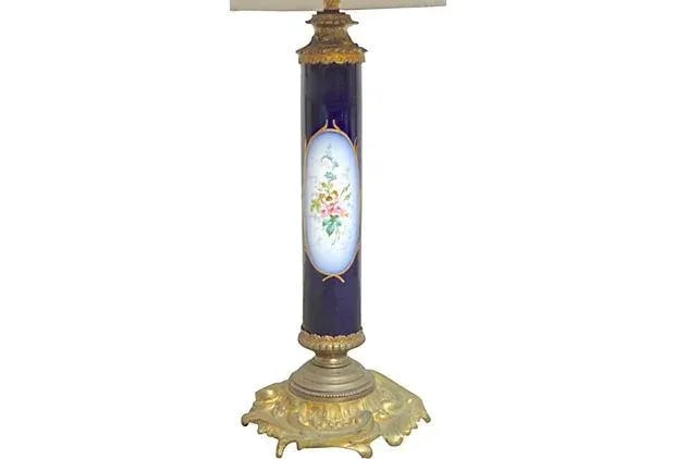 Antique Porcelain Sevres Lamp - 5