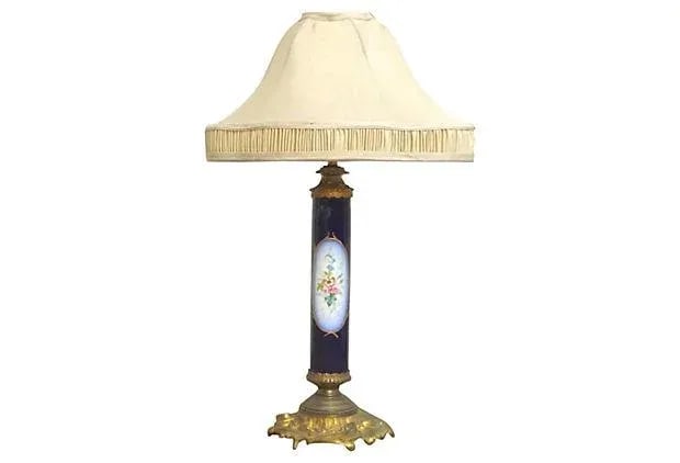 Antique Porcelain Sevres Lamp - 9