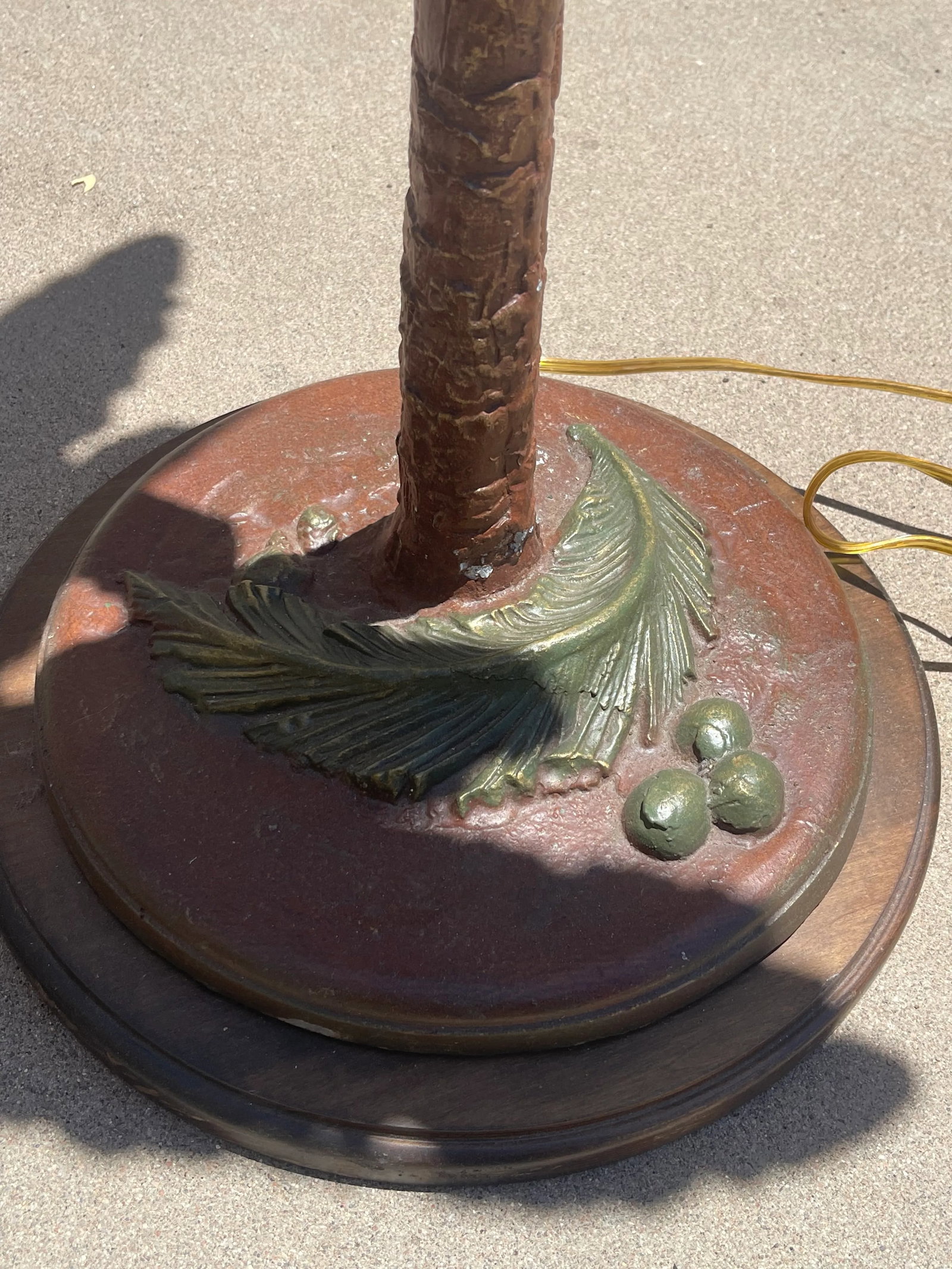 1970s Frederick Cooper Hollywood Regency Climbing Monkey Palm Tree Floor Lamp - 12