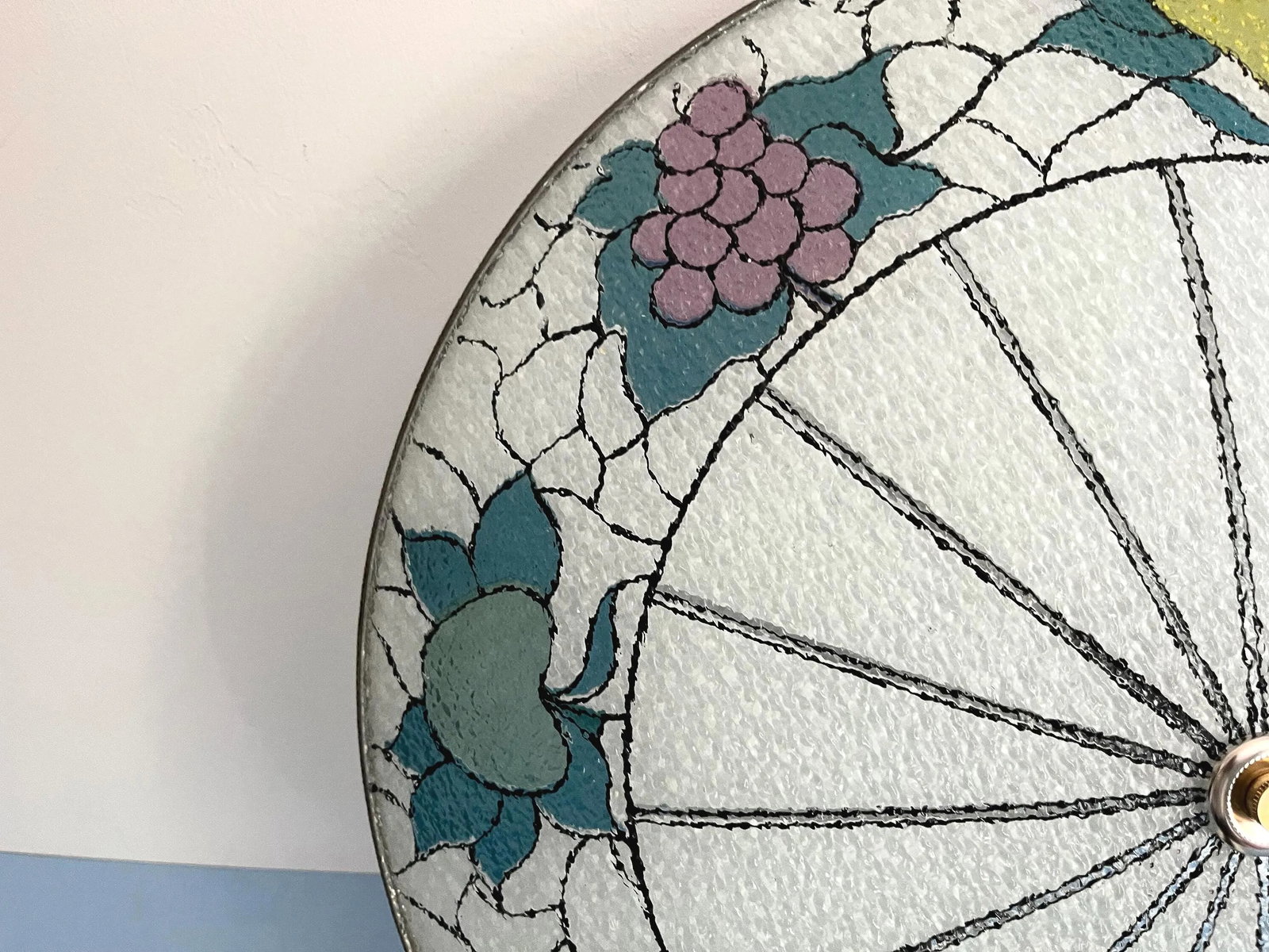 Mid Century Fruit Wheel Flush Light - 13
