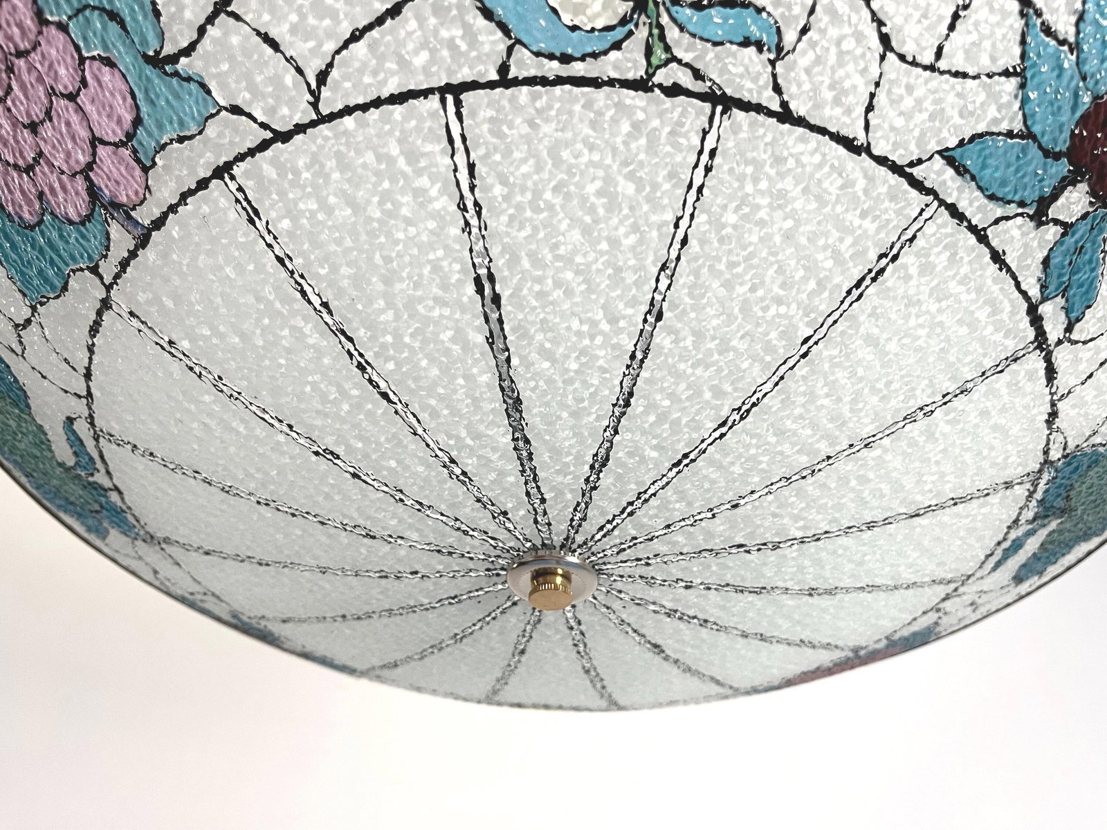 Mid Century Fruit Wheel Flush Light - 5