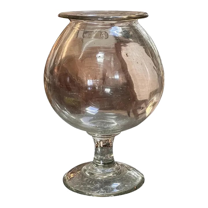 19th Century French Leech Bowl: 19th Century French Leech Bowl. Makes a beautiful vase. Condition: Alterations: Original Condition Unaltered Imperfections: Some Imperfections Condition Notes: Original Origin: France Materials &