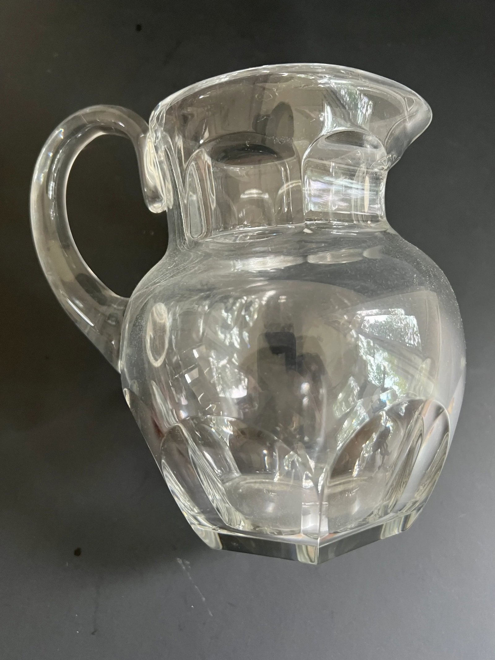 Vintage Baccarat Harcourt French Crystal Pitcher Jug - 3
