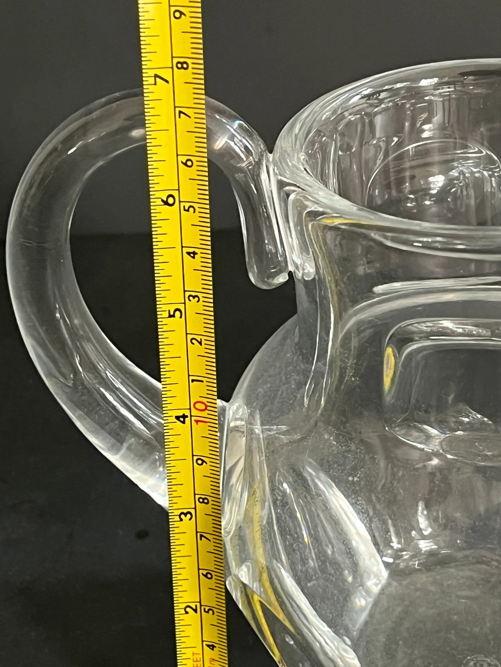 Vintage Baccarat Harcourt French Crystal Pitcher Jug - 5