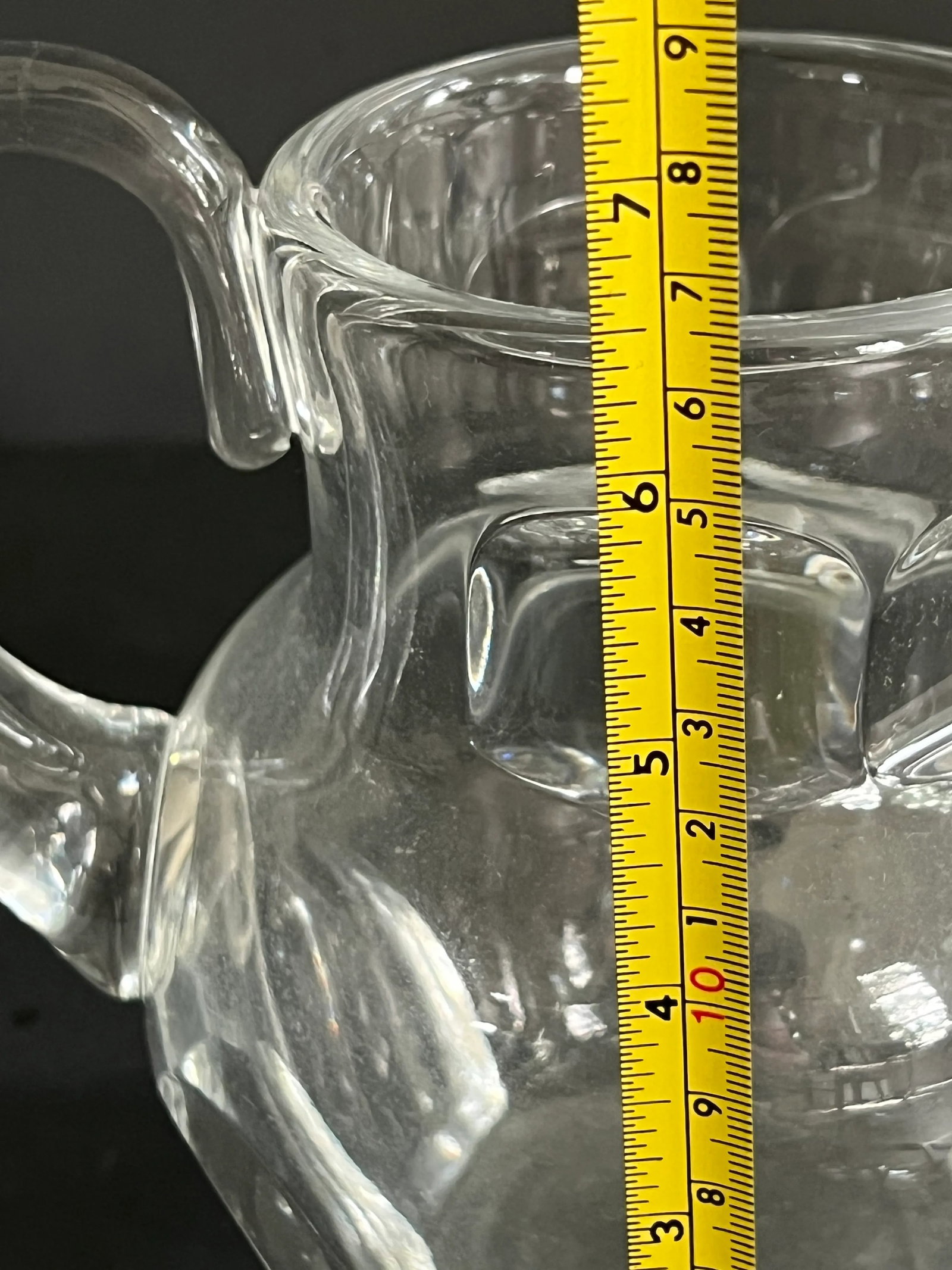 Vintage Baccarat Harcourt French Crystal Pitcher Jug - 6