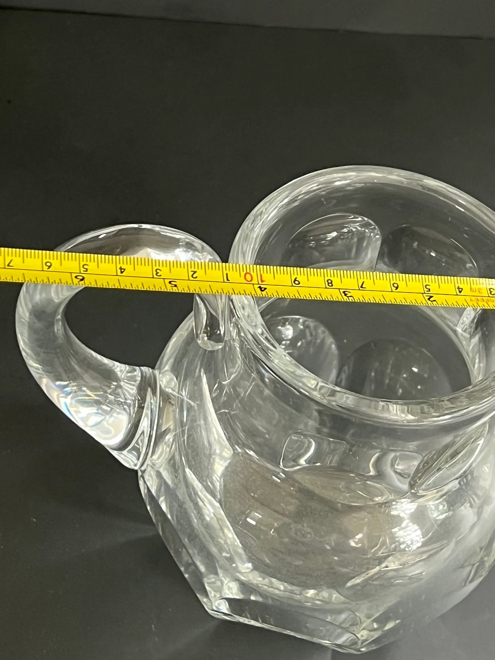 Vintage Baccarat Harcourt French Crystal Pitcher Jug - 7