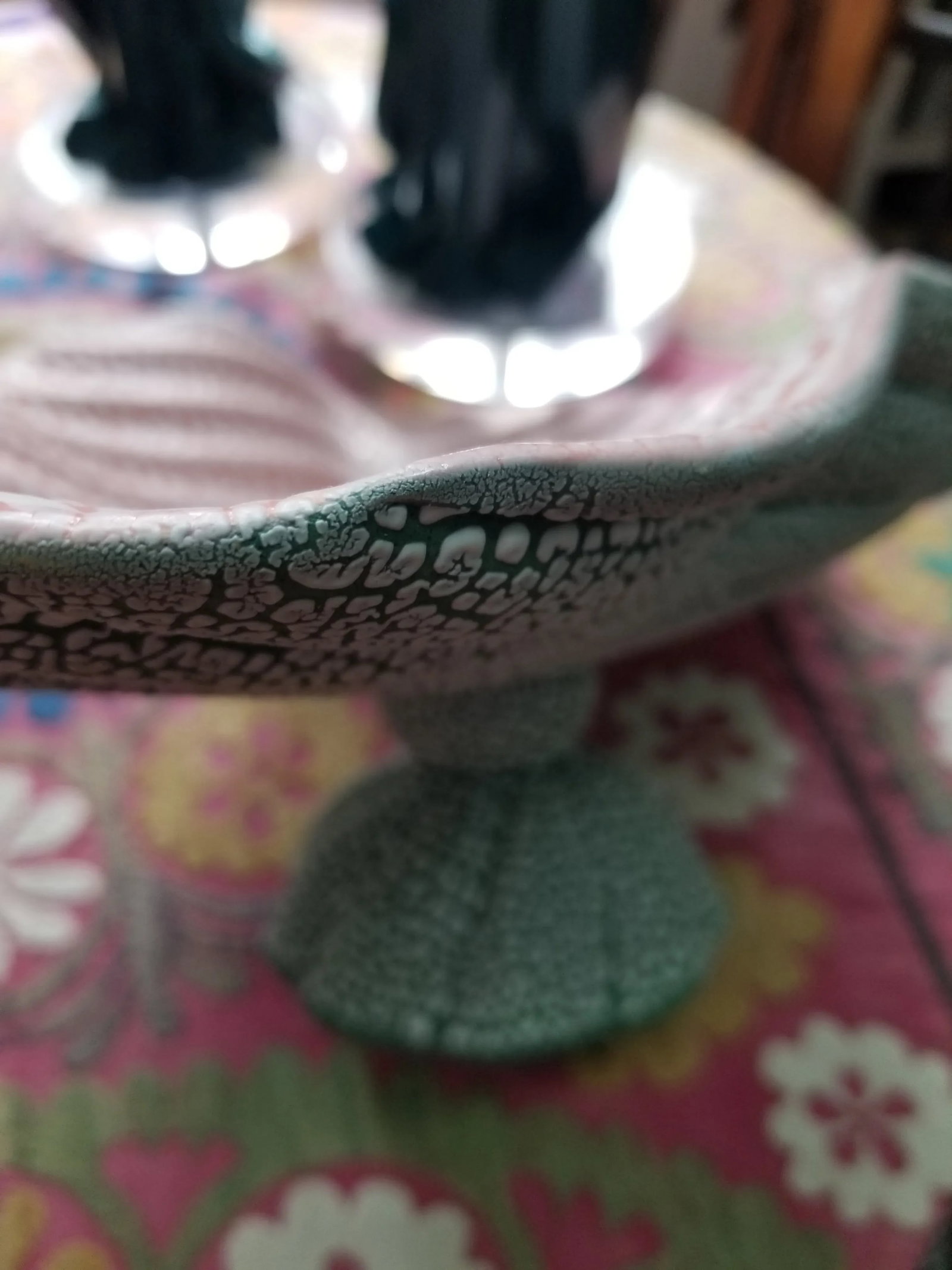 Stylized Watermelon Bowl, Signed - 4