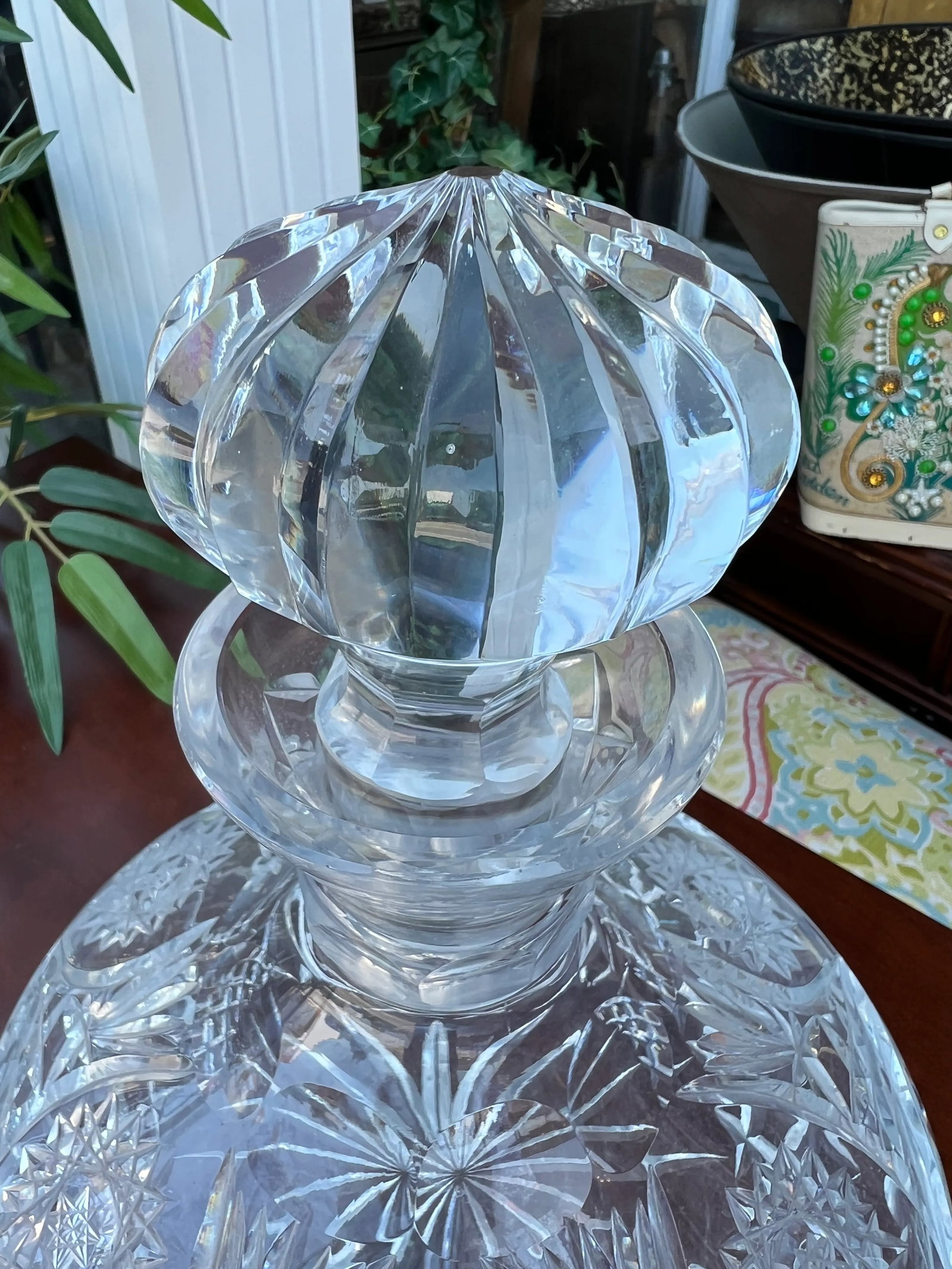 Vintage Crystal Decanter - 2