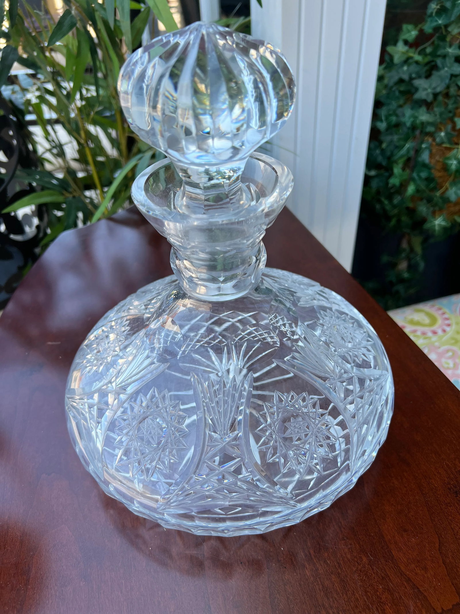 Vintage Crystal Decanter - 3