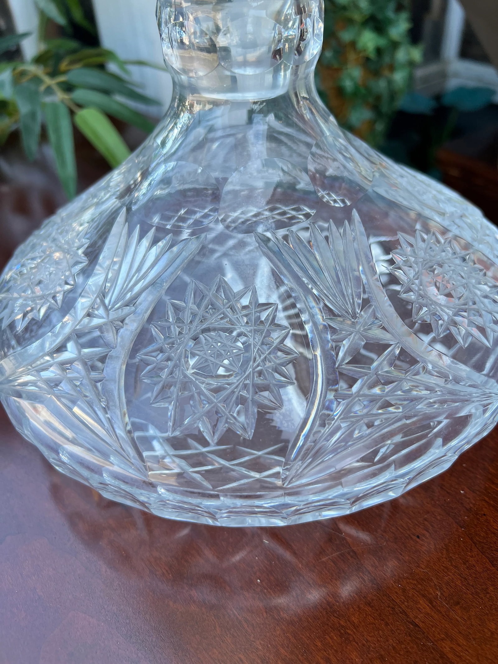 Vintage Crystal Decanter - 4