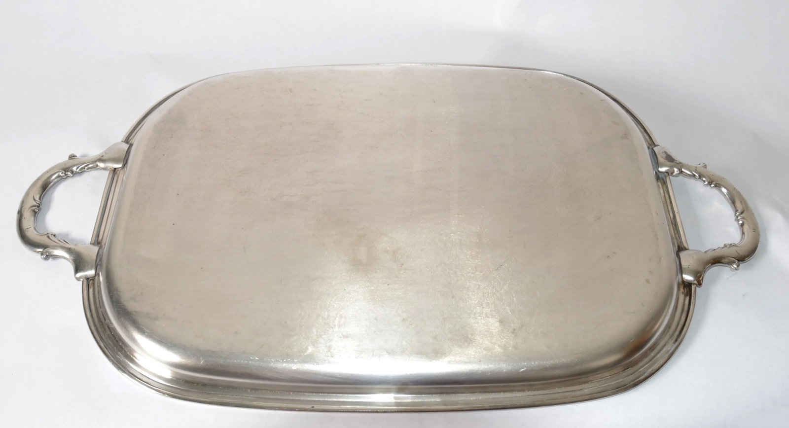 Mid-20th Century Pilgrim Victorian Silverplate Serving Platter Buttler Tray - 10
