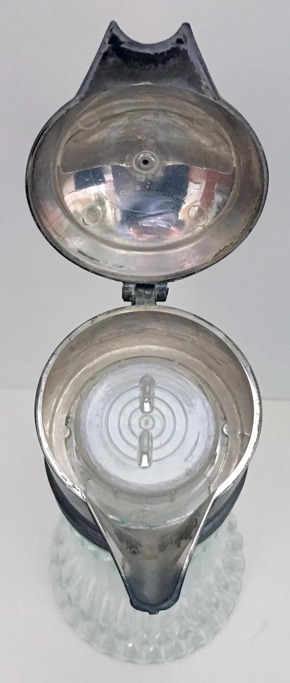 Glass and Silver Plated Pitcher - 4