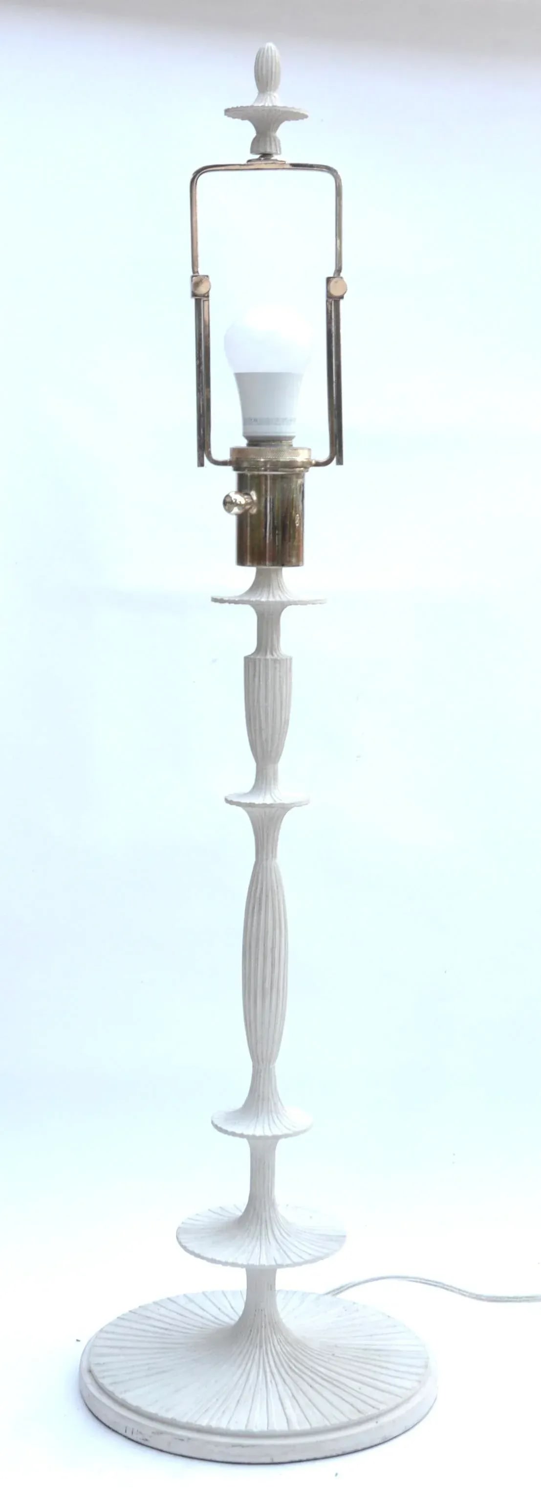 Barbara Barry Lotus Table Lamp With Silk Shade - 2