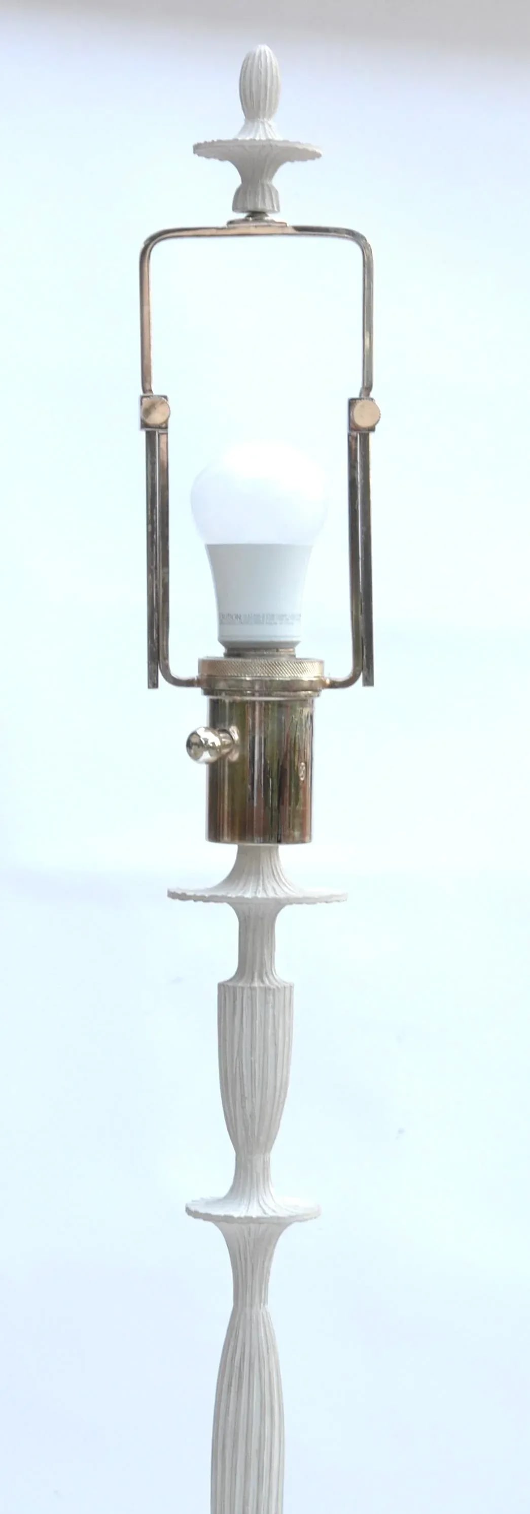Barbara Barry Lotus Table Lamp With Silk Shade - 4