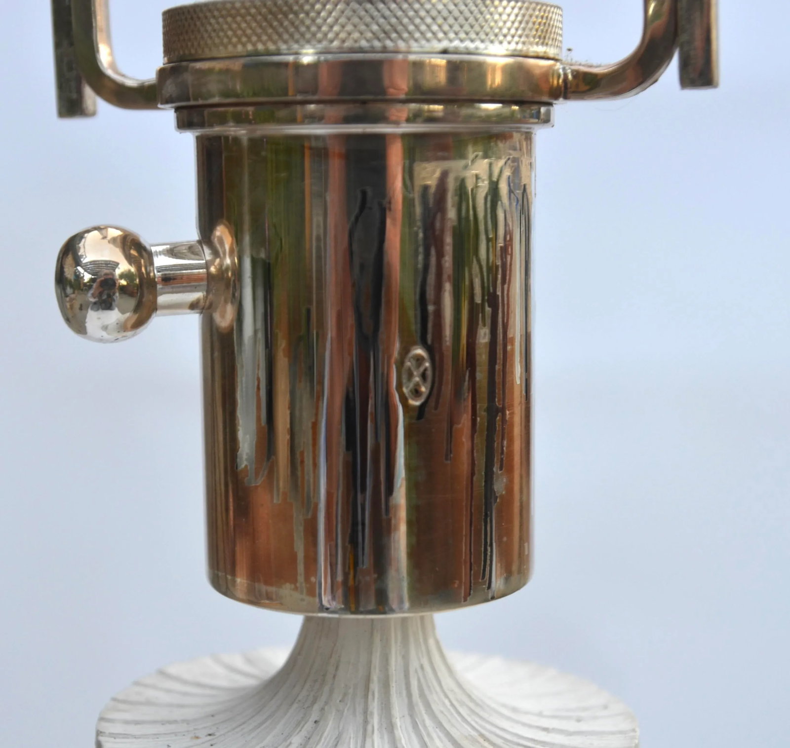 Barbara Barry Lotus Table Lamp With Silk Shade - 7