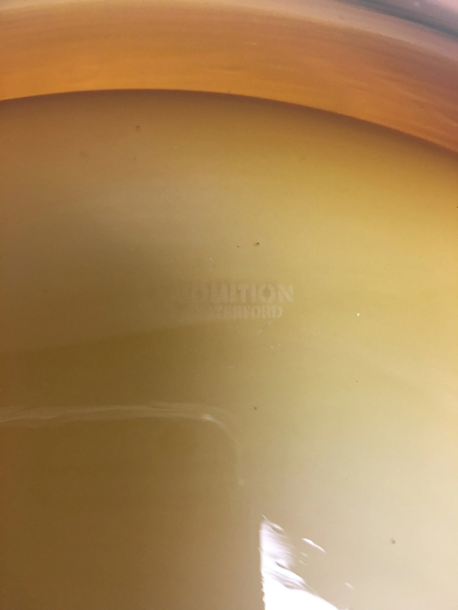 Waterford Evolution " Canyon Sunset" Art Glass Bowl - 7