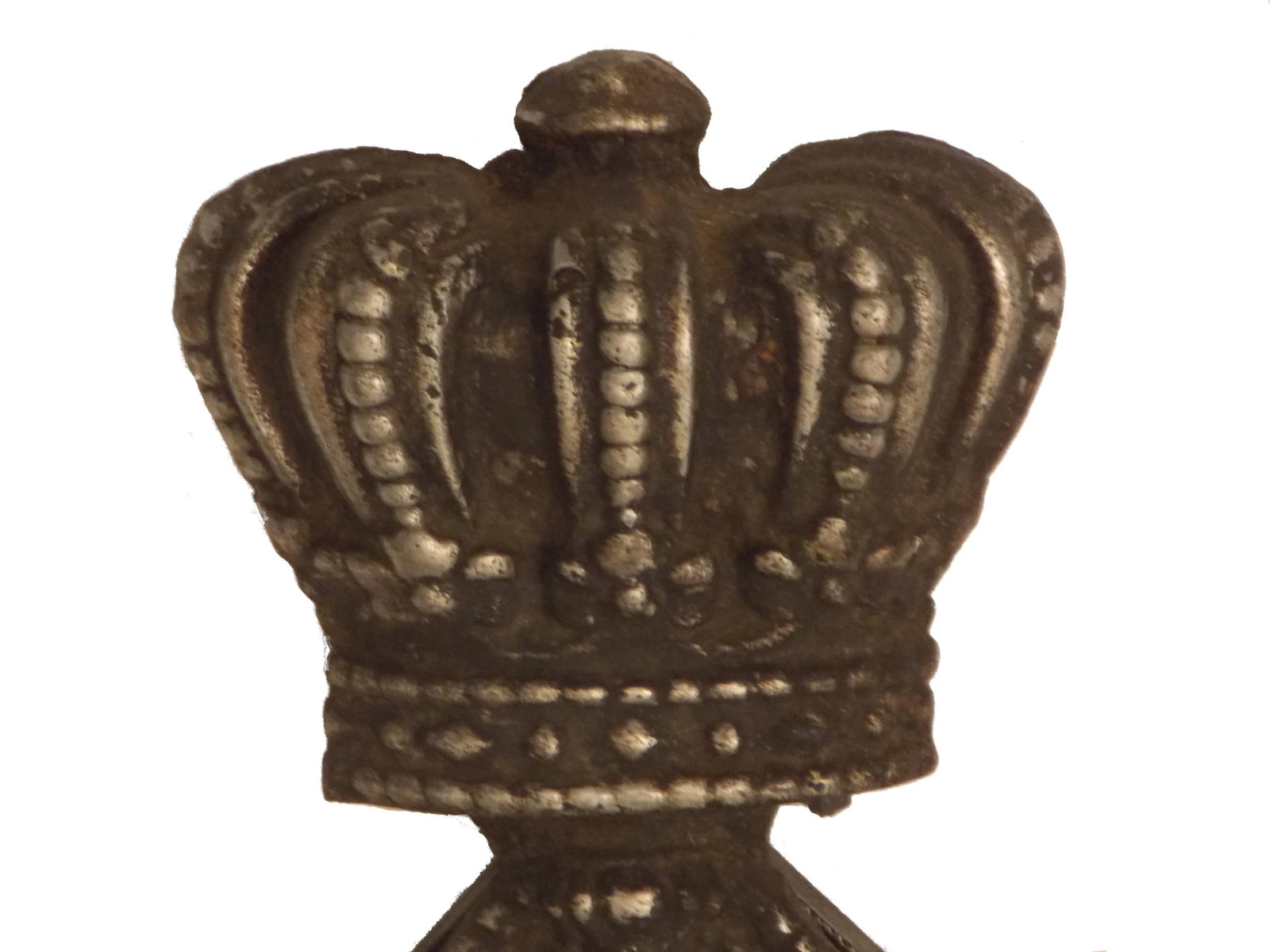 Vintage Crown Topped Mirror - 2