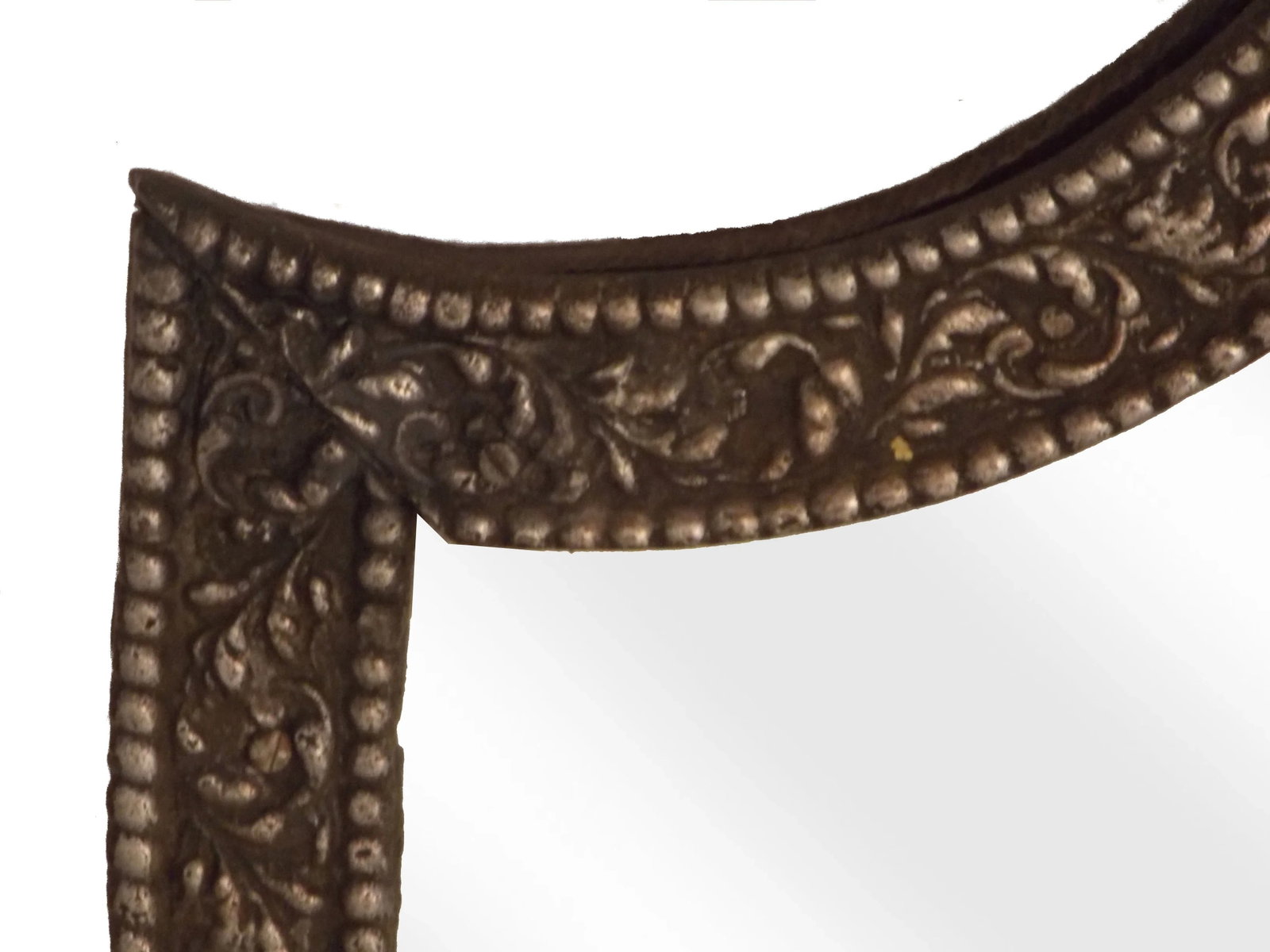 Vintage Crown Topped Mirror - 3