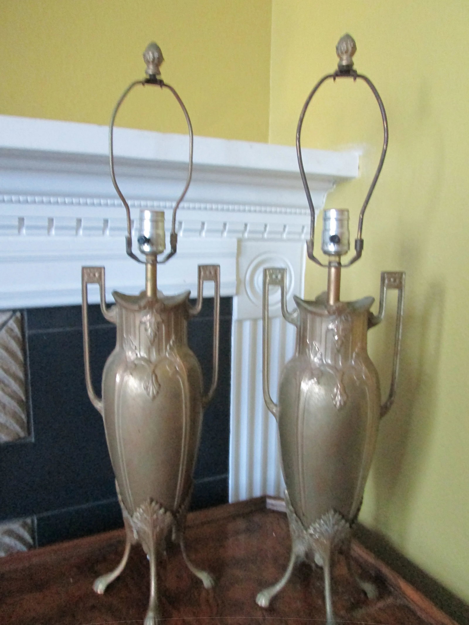 Barbedienne Levillain Style Classical Greek Urn Form Numbered Lamps - a Pair - 12