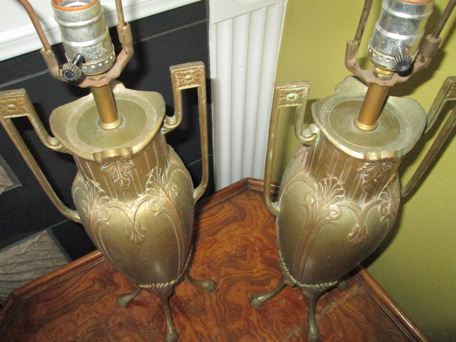 Barbedienne Levillain Style Classical Greek Urn Form Numbered Lamps - a Pair - 3