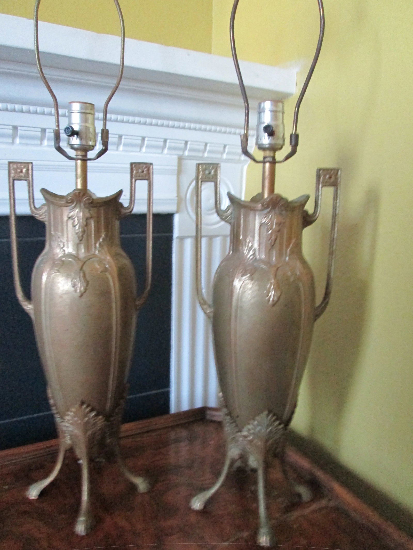 Barbedienne Levillain Style Classical Greek Urn Form Numbered Lamps - a Pair - 5