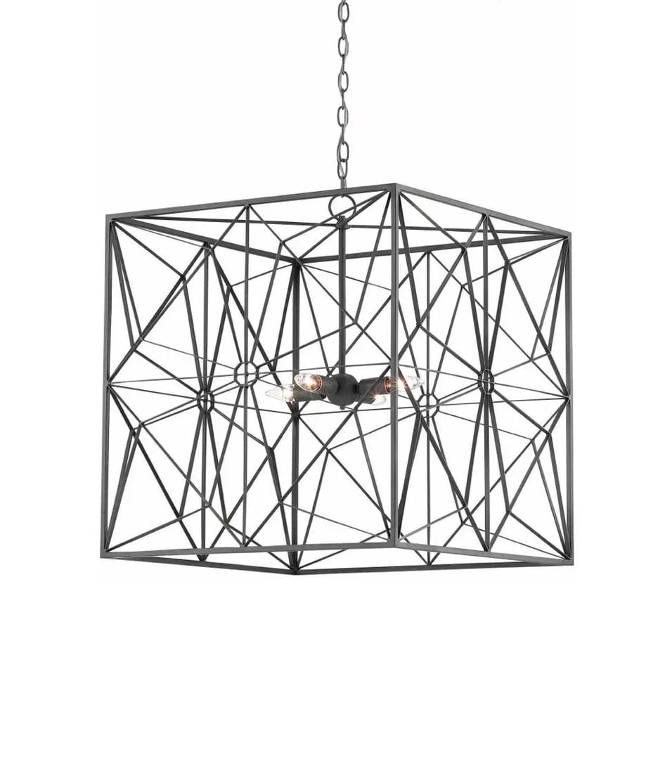 Currey & Co. Asanoha Chandelier - 5