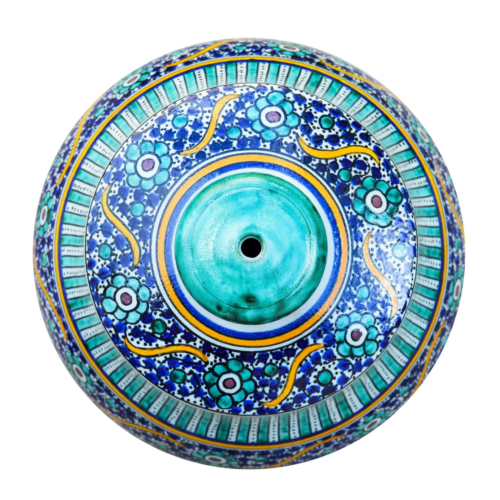 Late 20th Century Moroccan Moorish Lidded Bowl - 3