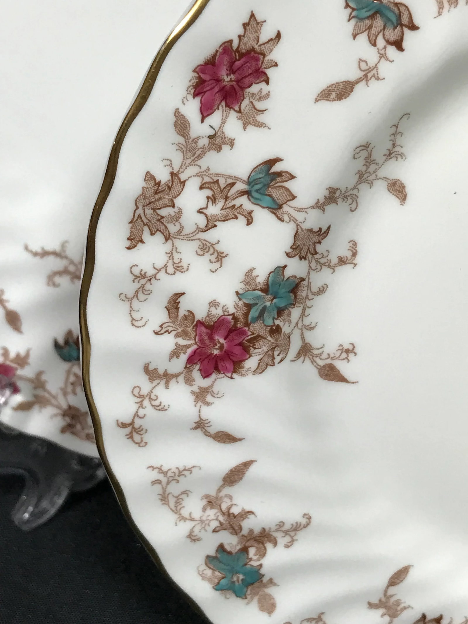 1950s Minton Ancestral Bone China Wreath Backstrap, 46 Pieces - 9