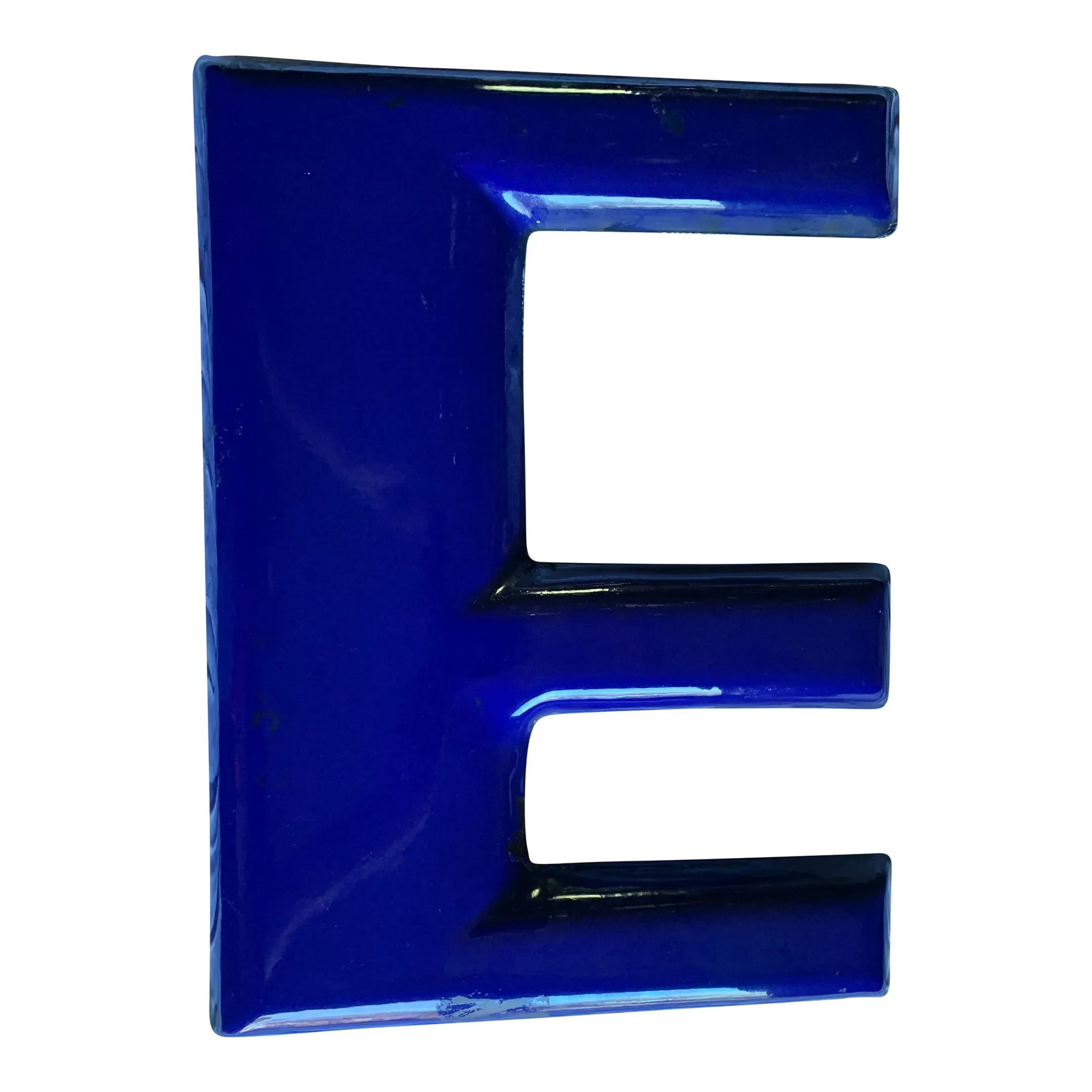 Vintage Pharmacy Signage Letter "E" - 1940s/1950s Capital Letter