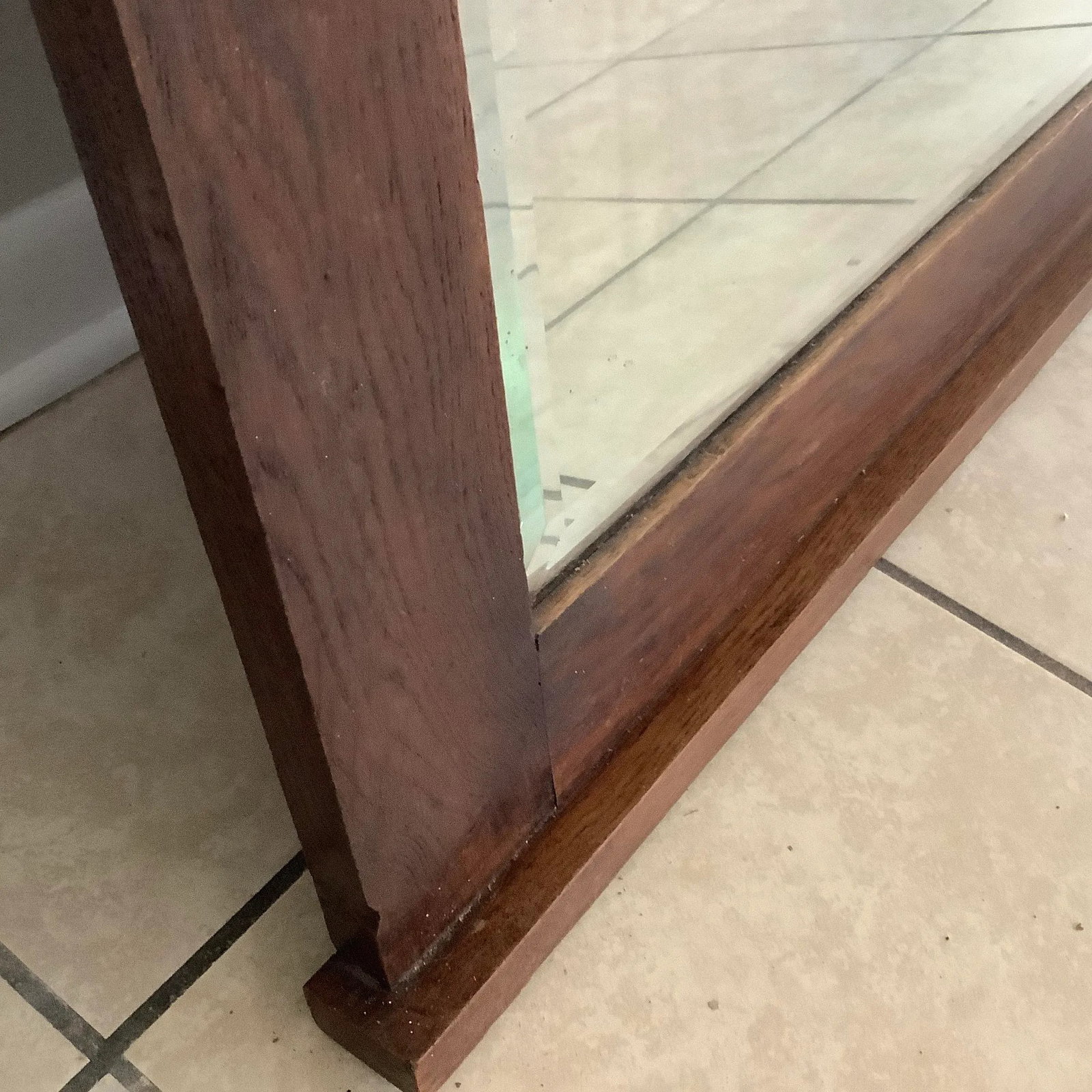 Late 19th Century Victorian Foyer Mirror - 5