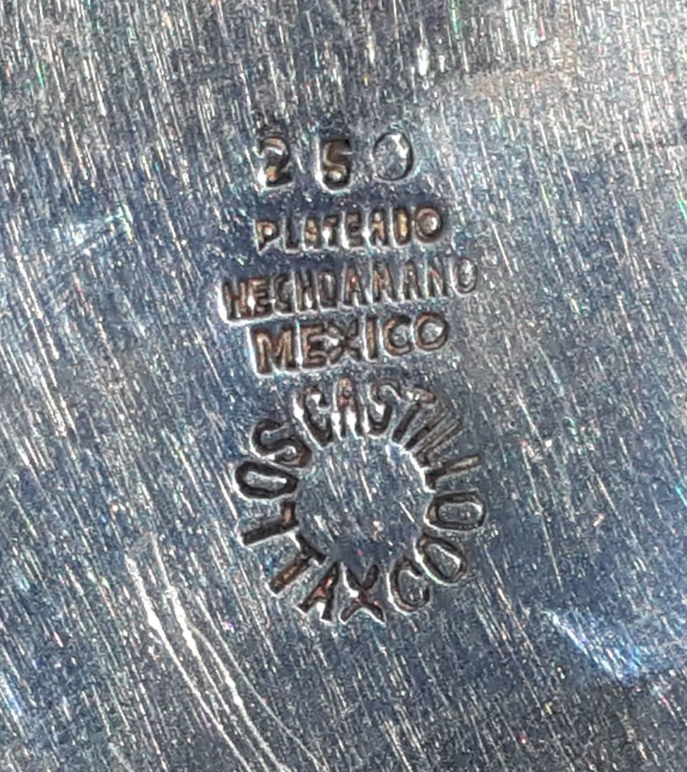 Los Castillo Taxco Sterling Dish - 3