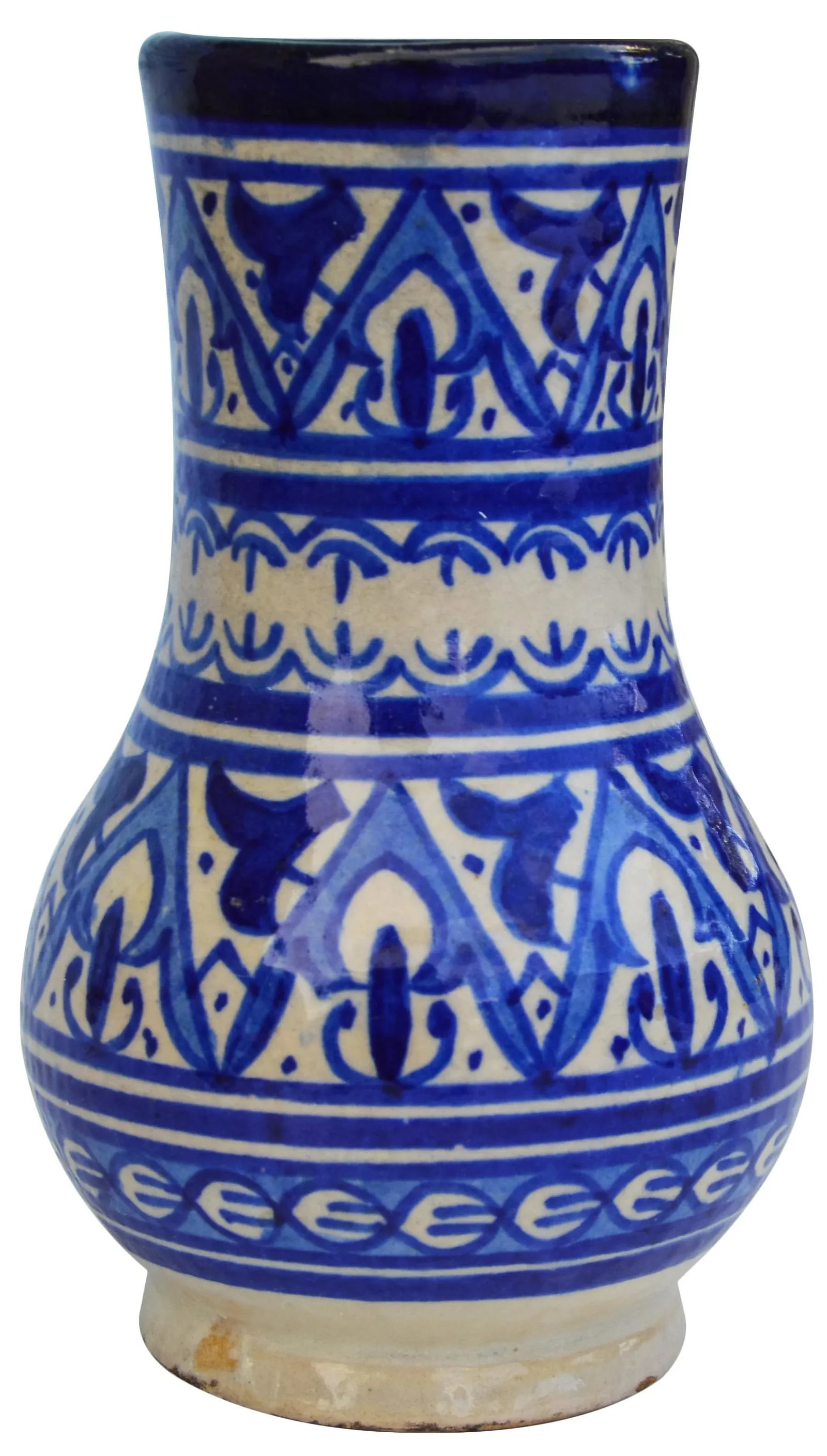 Early 20th Century Blue Moorish Ceramic Vase - 2