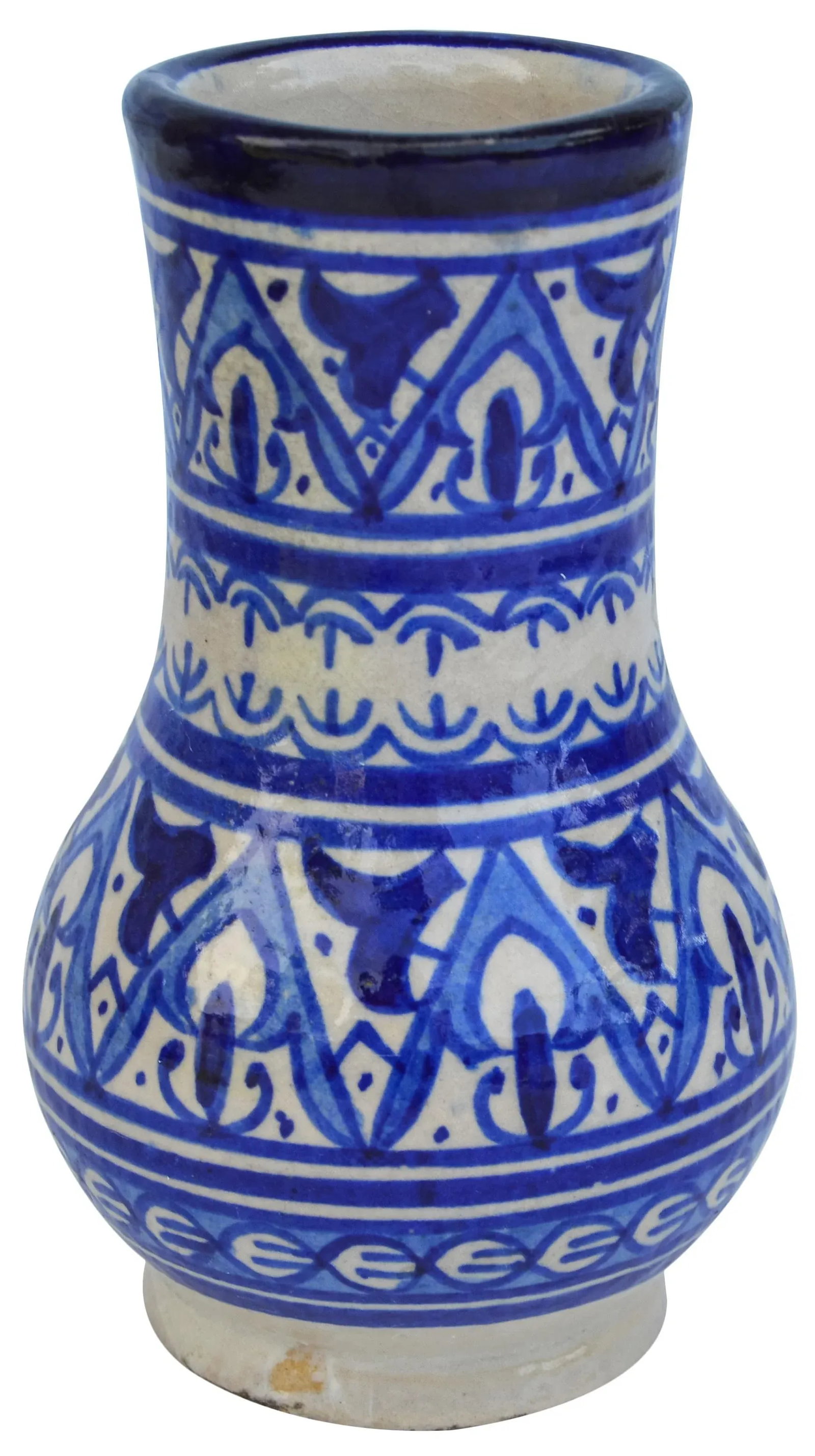 Early 20th Century Blue Moorish Ceramic Vase - 3
