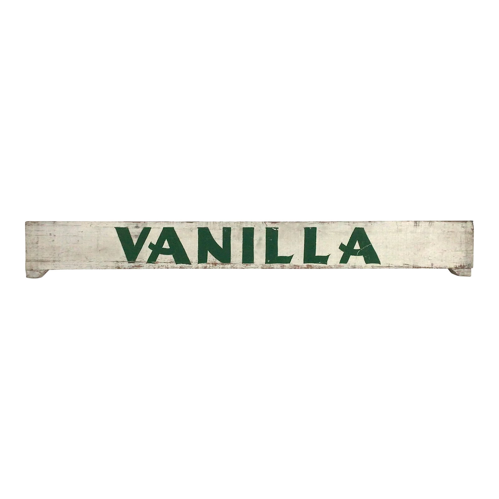 Vintage Wood Two Sided Vanilla Sign (1 of 6)