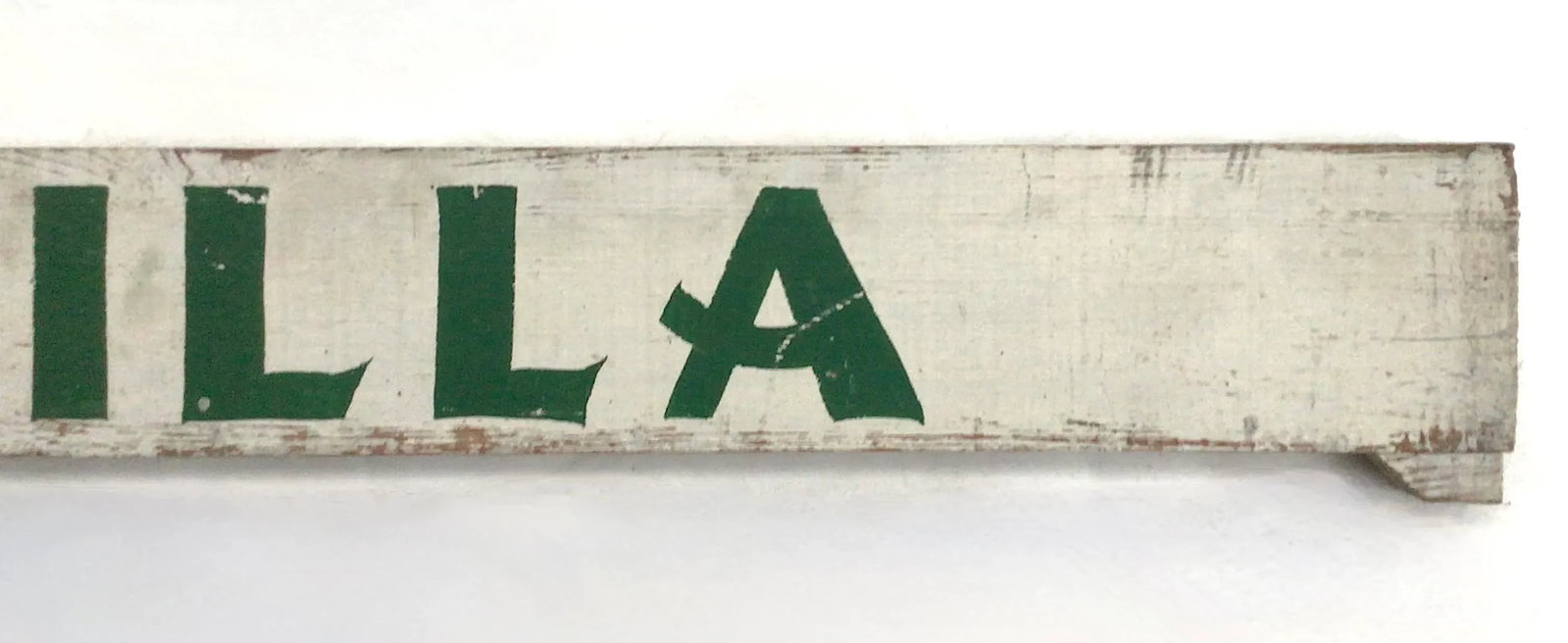 Vintage Wood Two Sided Vanilla Sign - 3