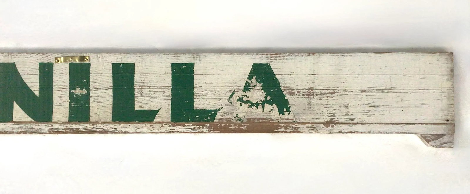 Vintage Wood Two Sided Vanilla Sign - 6